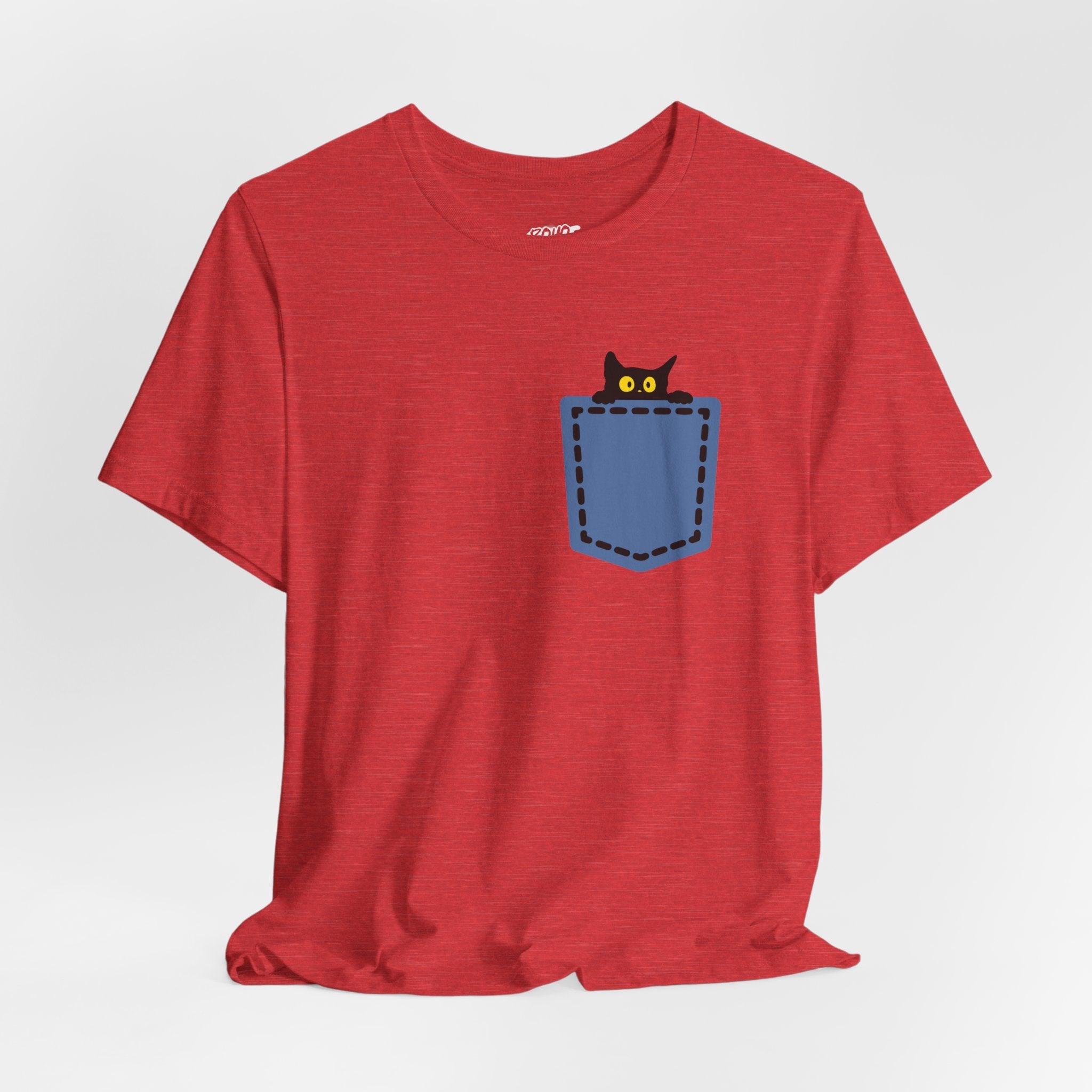 Cat Pocket Tee Boho Wear