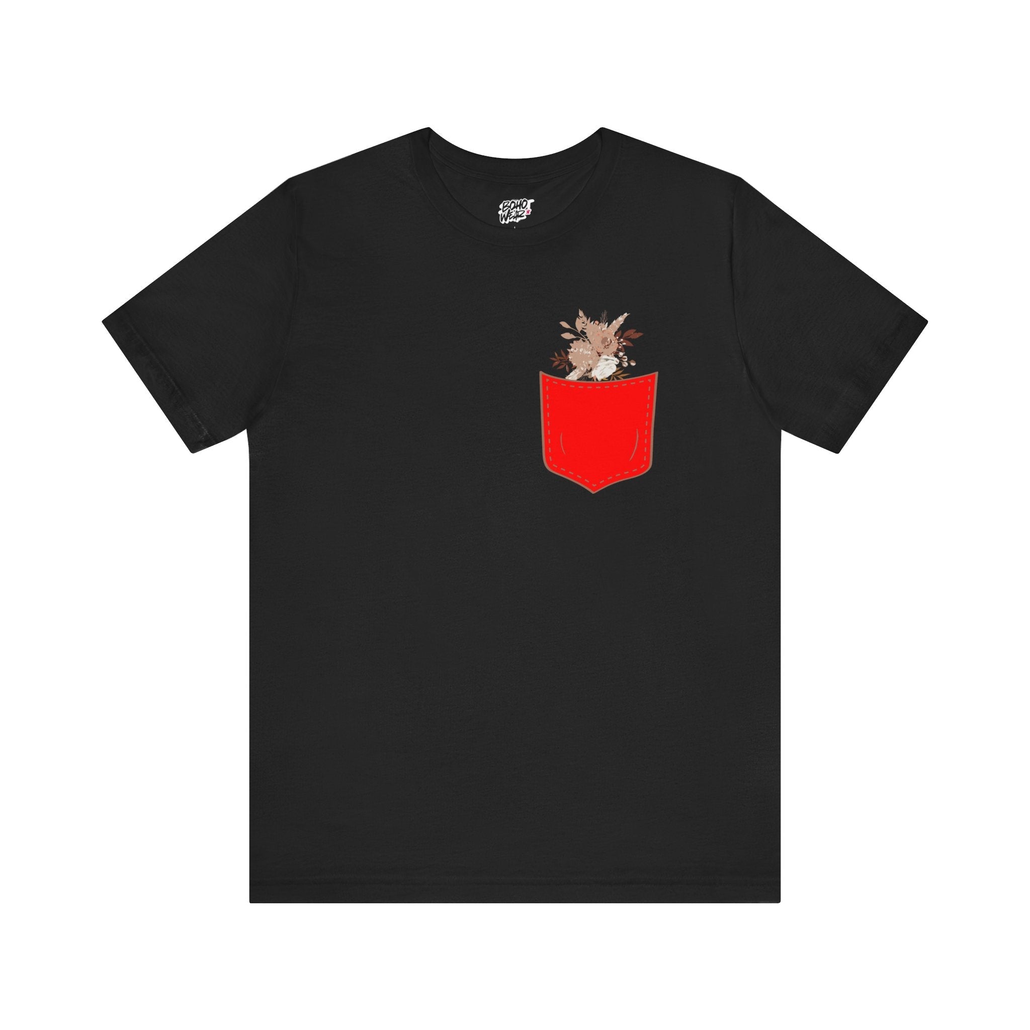 Pocket and Dry Flowers Tee Printify