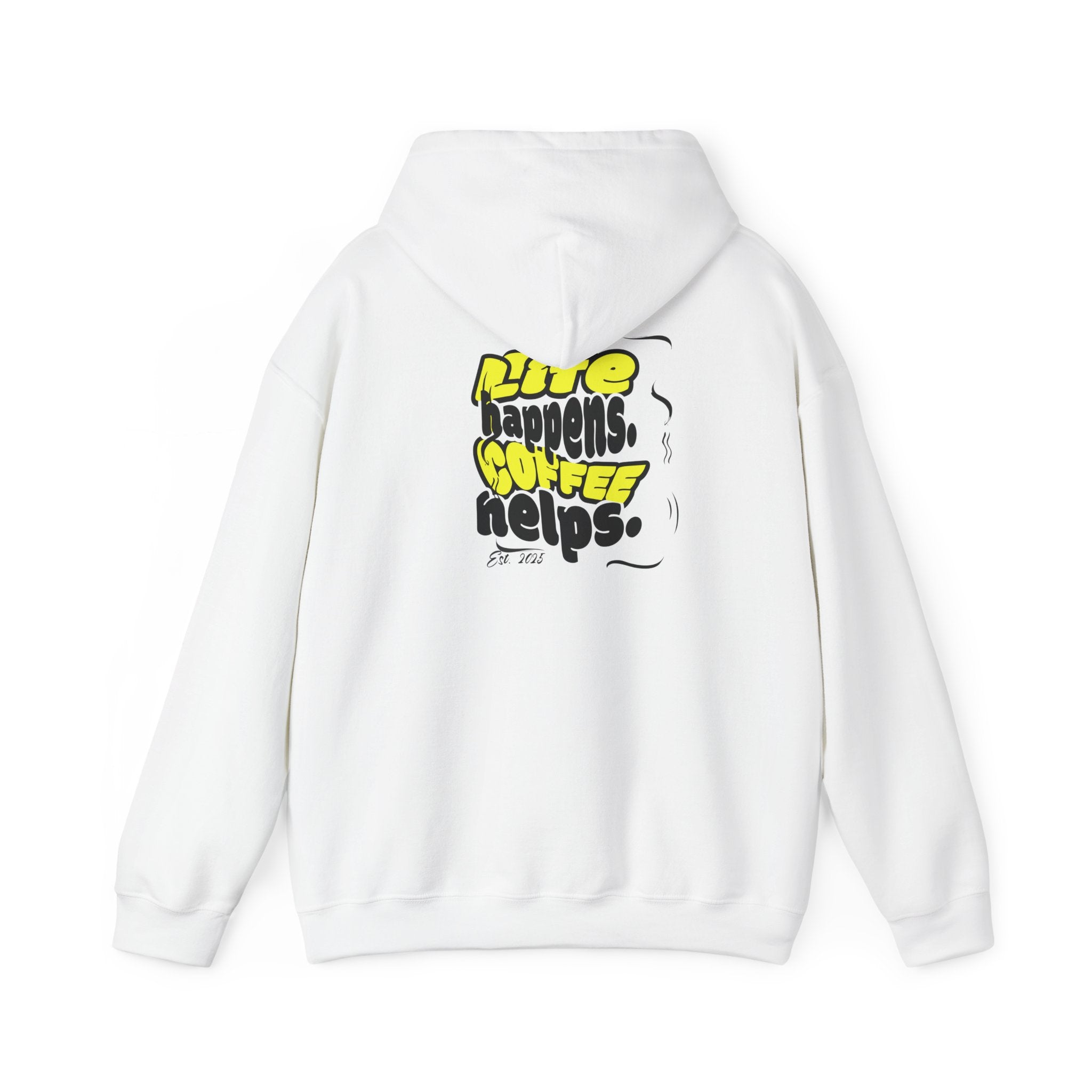 Coffee Helps Hoodie Printify