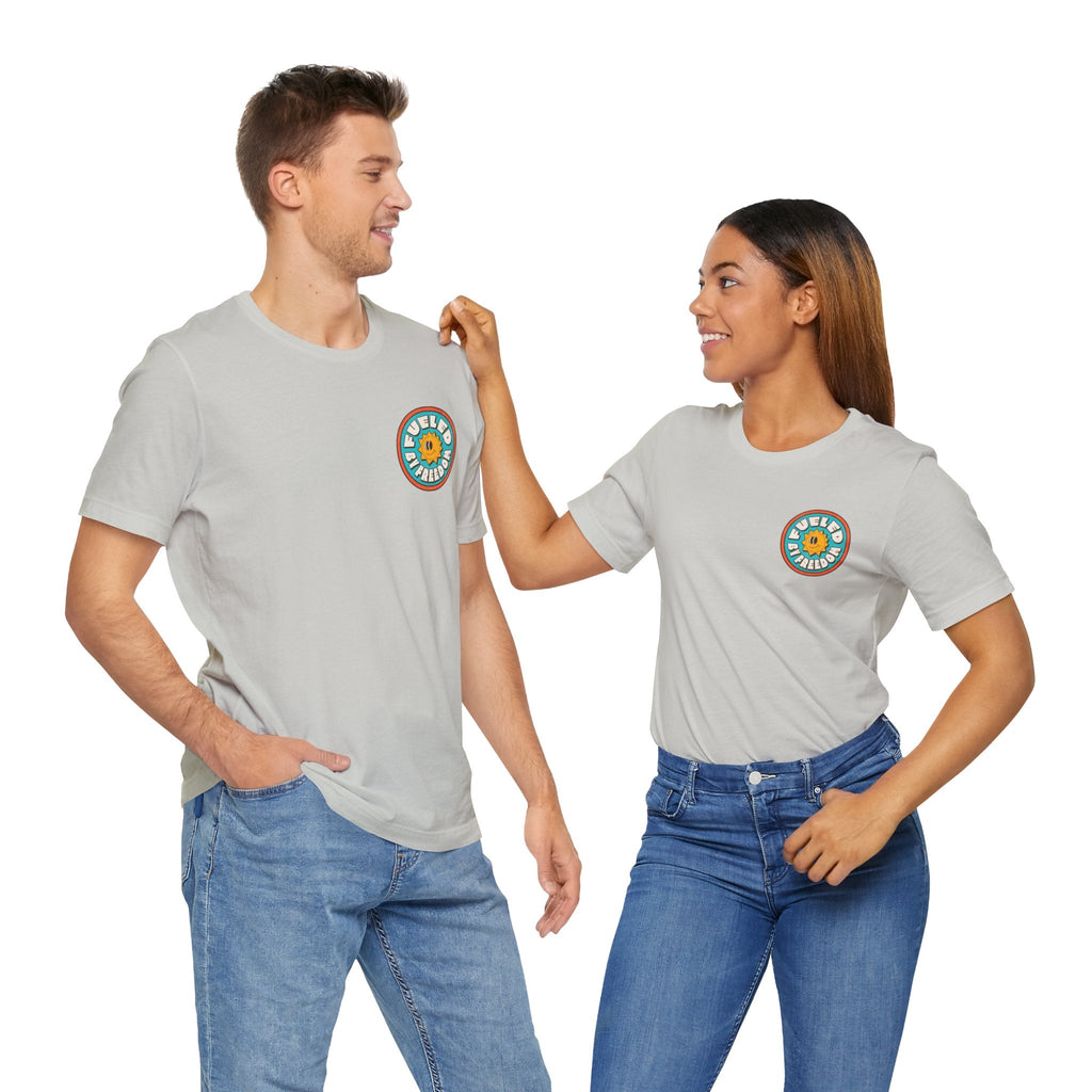 T-Shirt Fueled by Freedom Graphic Tee Printify