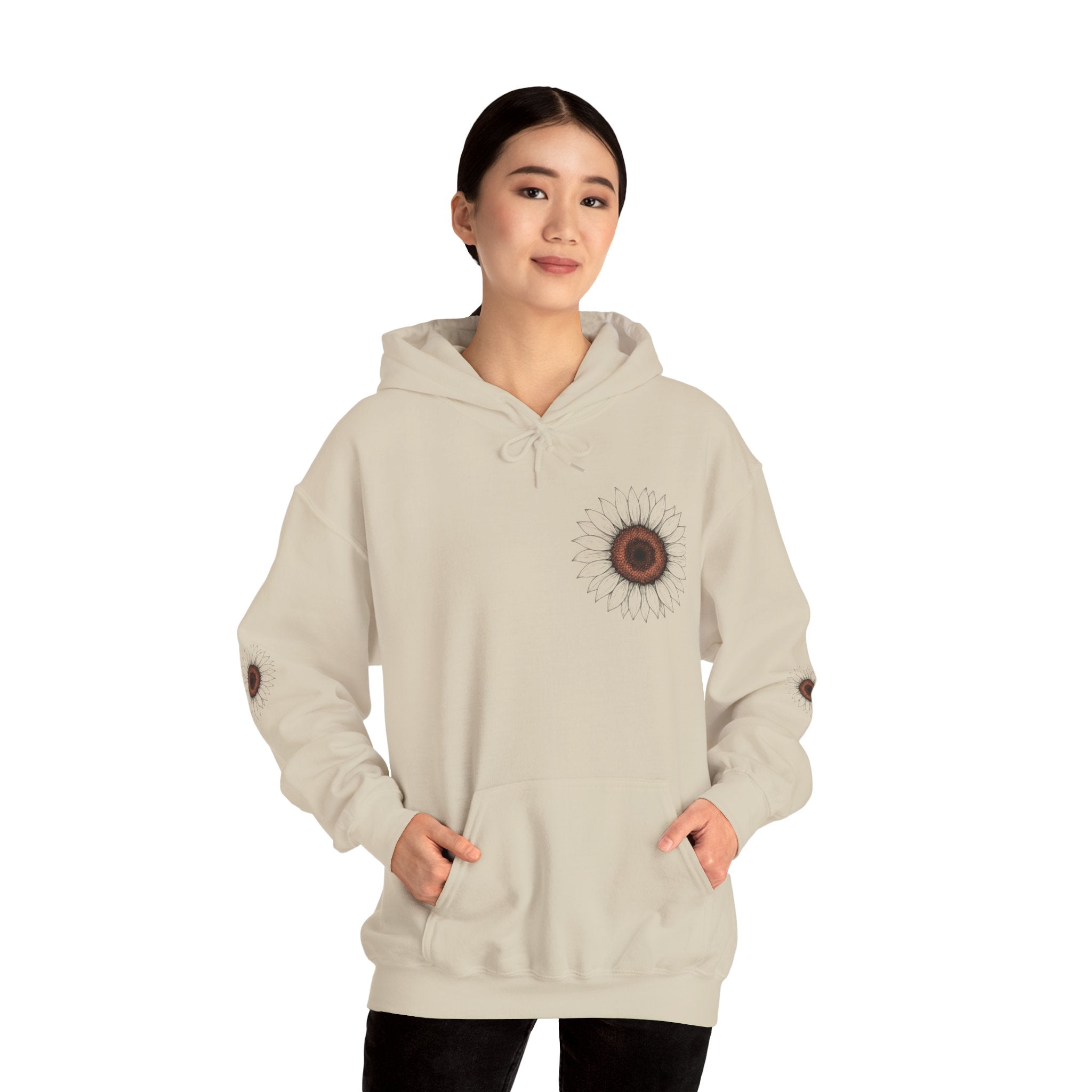 Funny Boho Sunflower Hoodie Boho Wear