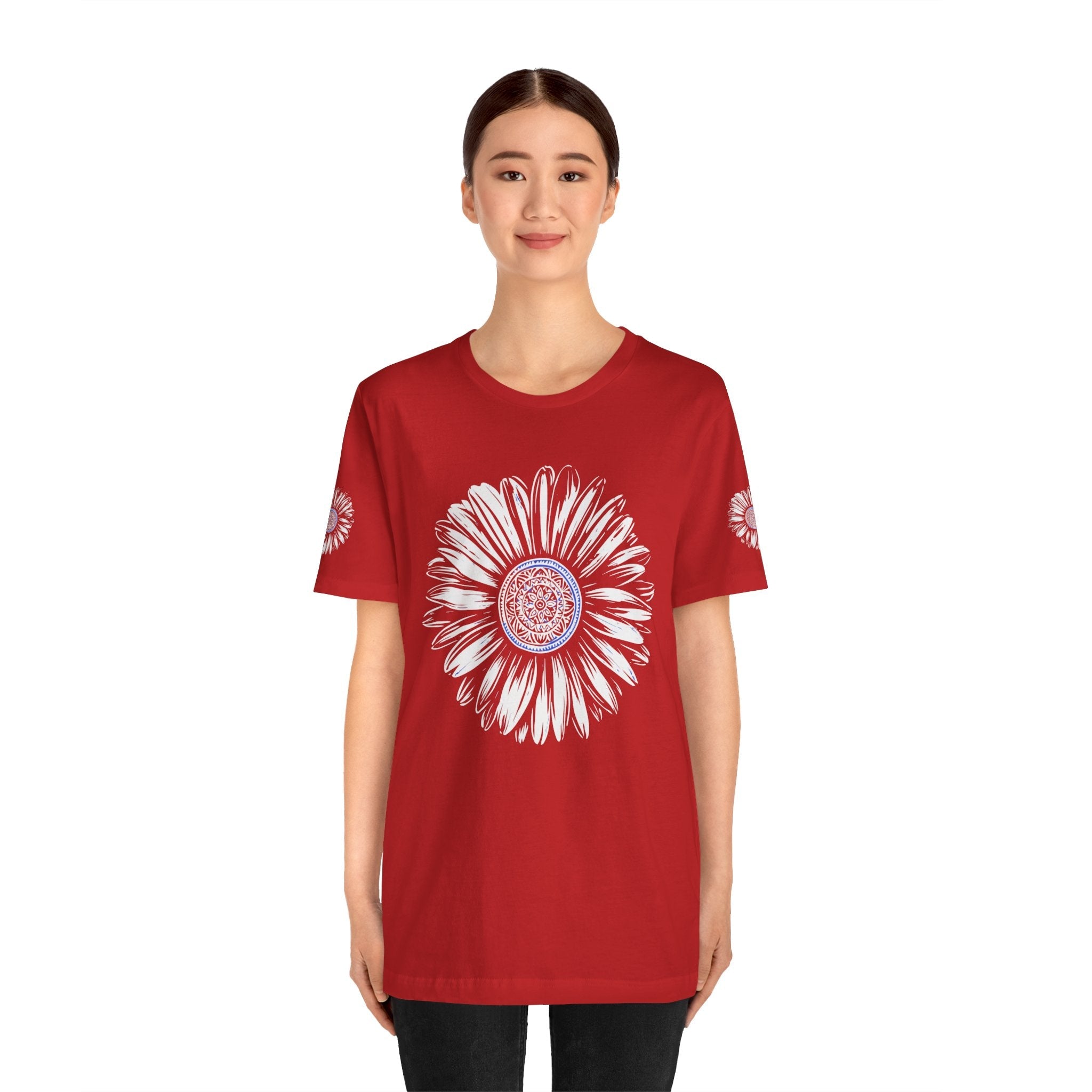 Boho Blue Mandala Tee Boho Wear