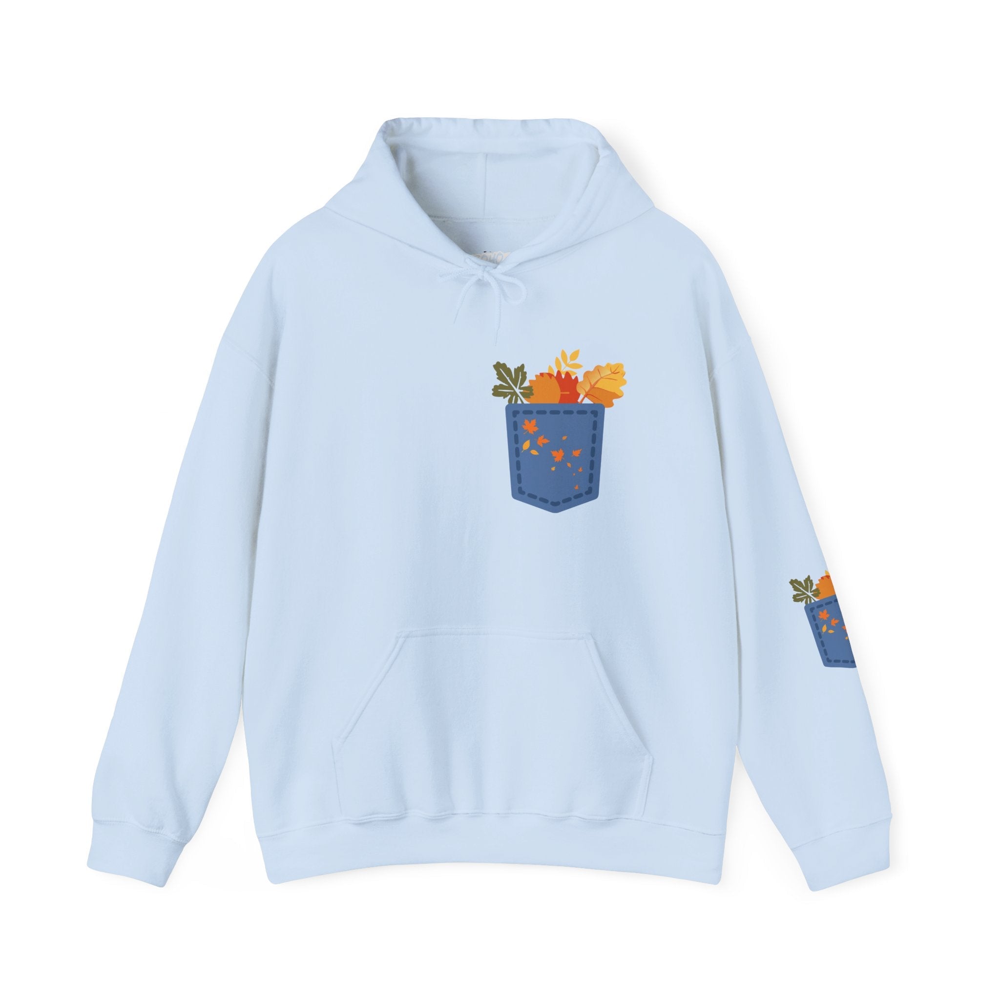 Floral Pocket Hoodie - Cozy Unisex Sweatshirt for Gardening Lovers Boho Wear