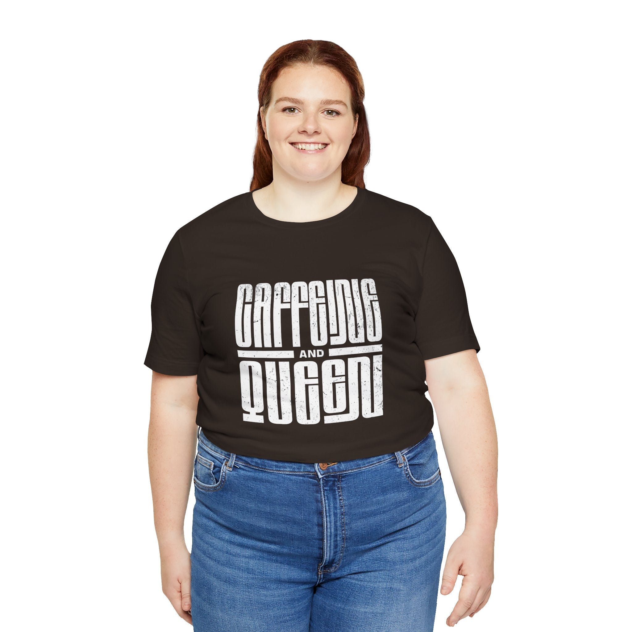 T-Shirt for Coffee Lovers - Caffeine Queen Design Printify