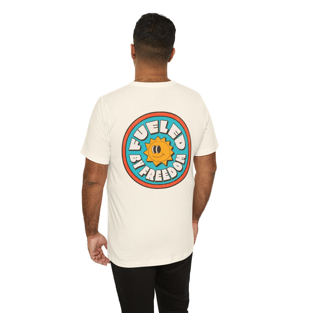 T-Shirt Fueled by Freedom Graphic Tee Printify
