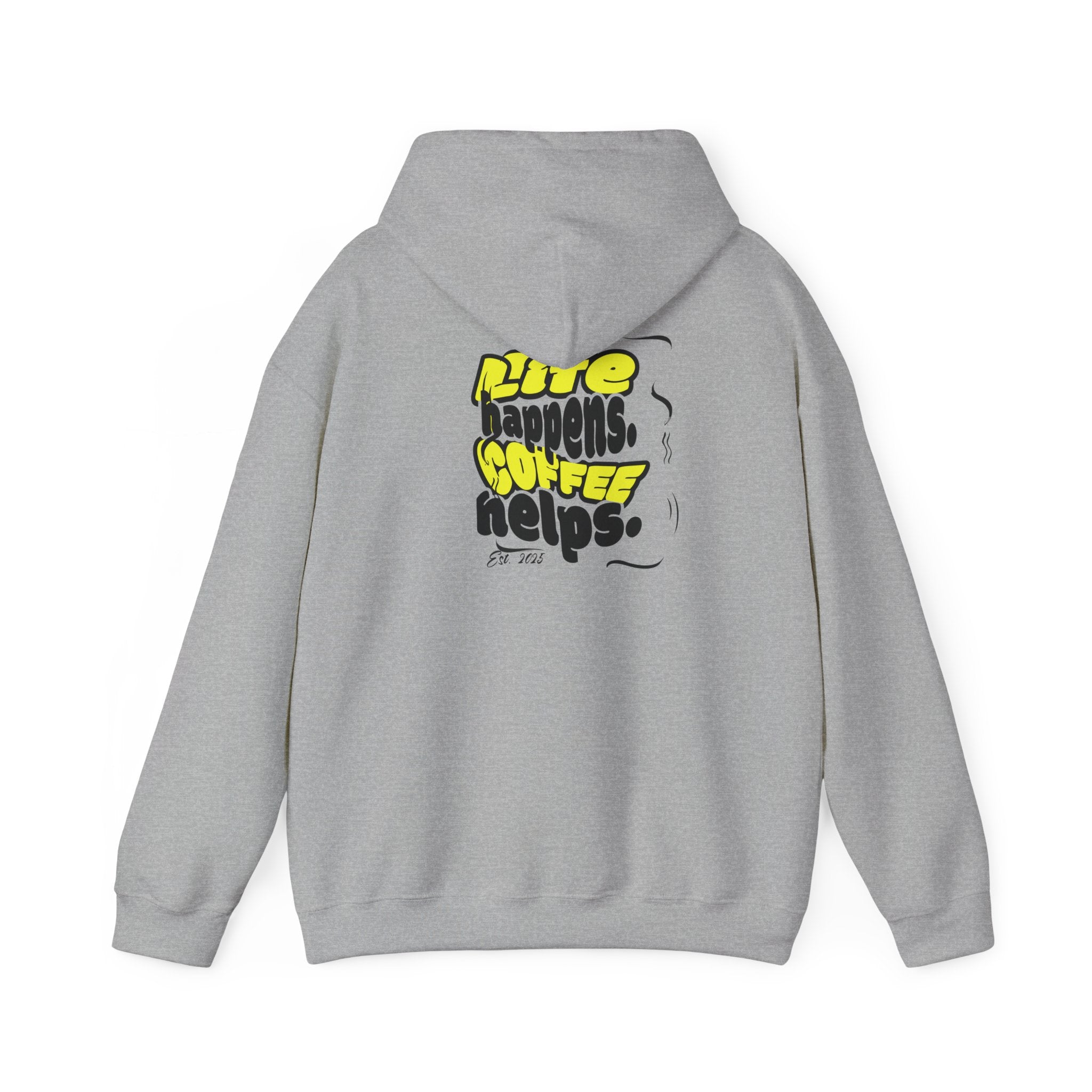 Coffee Helps Hoodie Printify