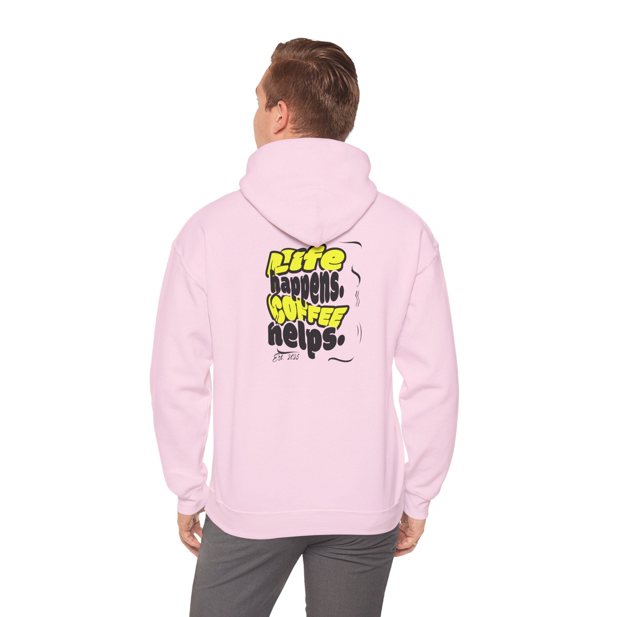 Coffee Helps Hoodie Printify