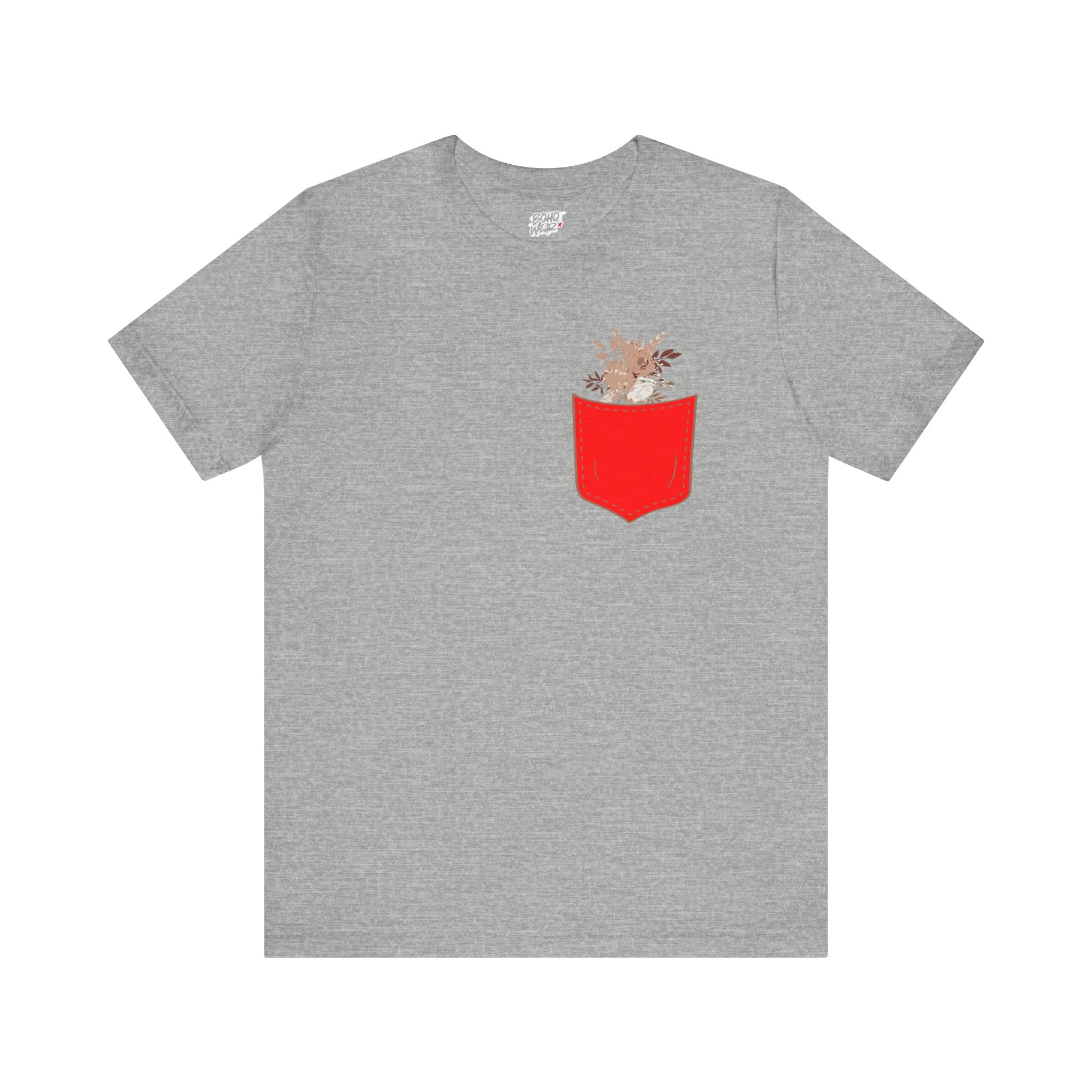 Pocket and Dry Flowers Tee Printify