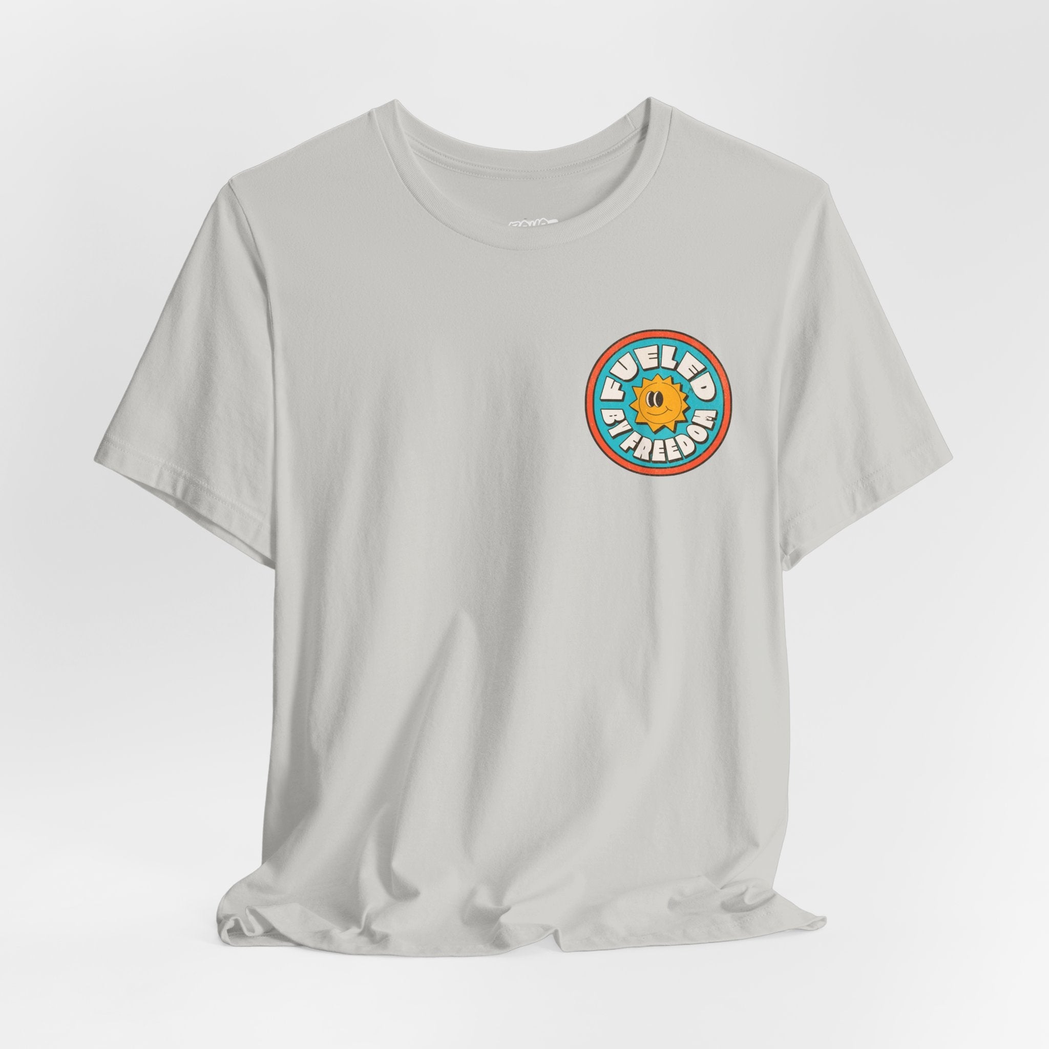 T-Shirt Fueled by Freedom Graphic Tee Printify