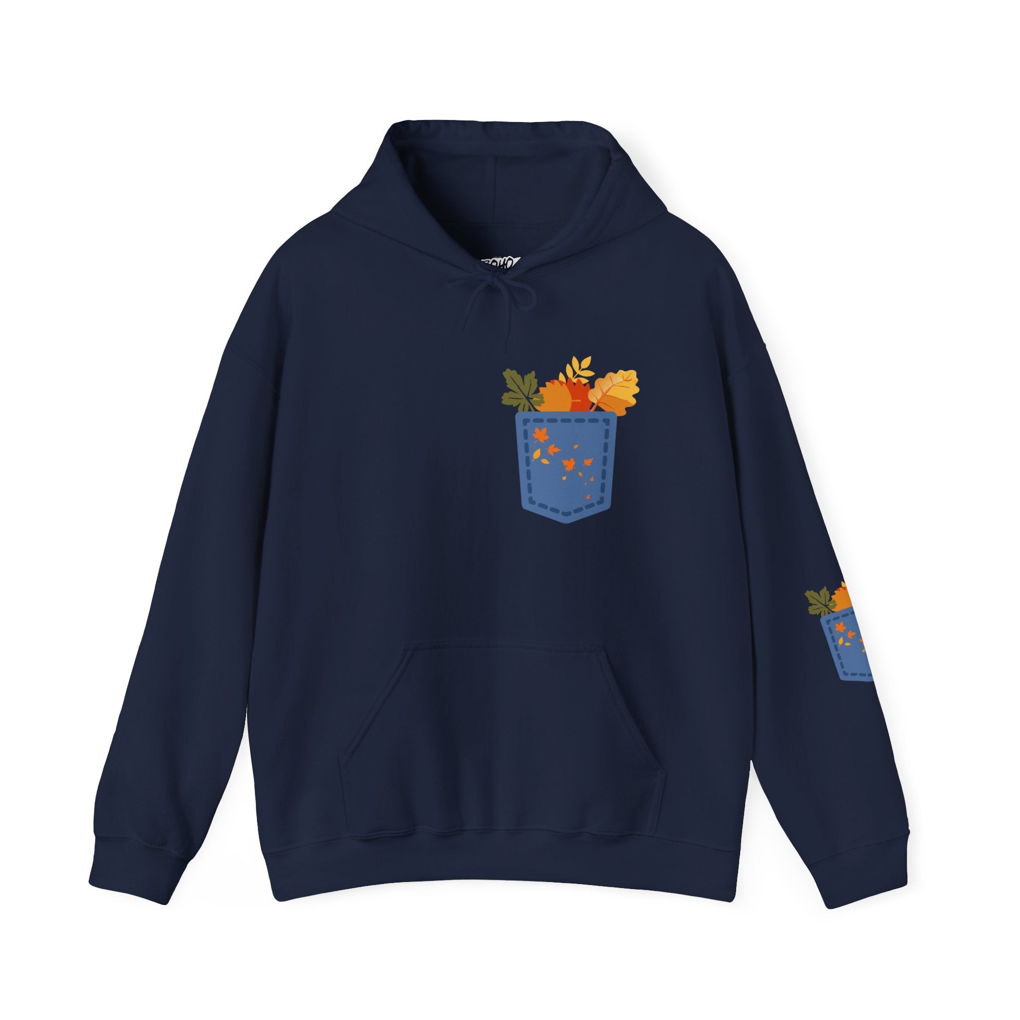 Floral Pocket Hoodie - Cozy Unisex Sweatshirt for Gardening Lovers Boho Wear